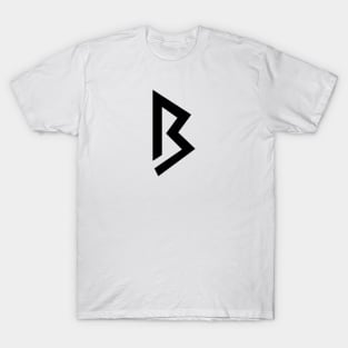 B – Greek Mythology - Black Letter B T-Shirt